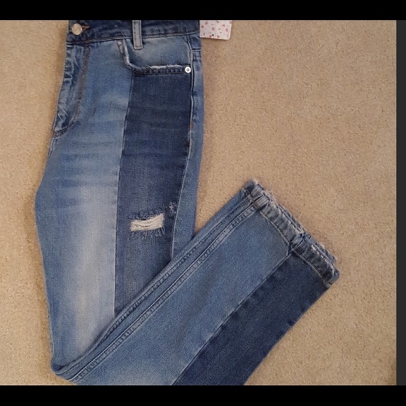 NWT Free People 2 tone jeans size 26 - Picture 4 of 4